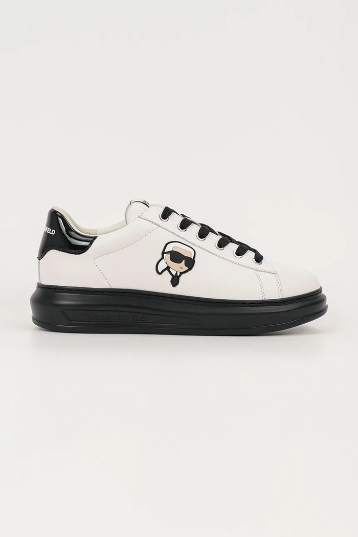 Karl Lagerfeld Kožené tenisky Karl Lagerfeld KAPRI MENS bílá KL52530N.010