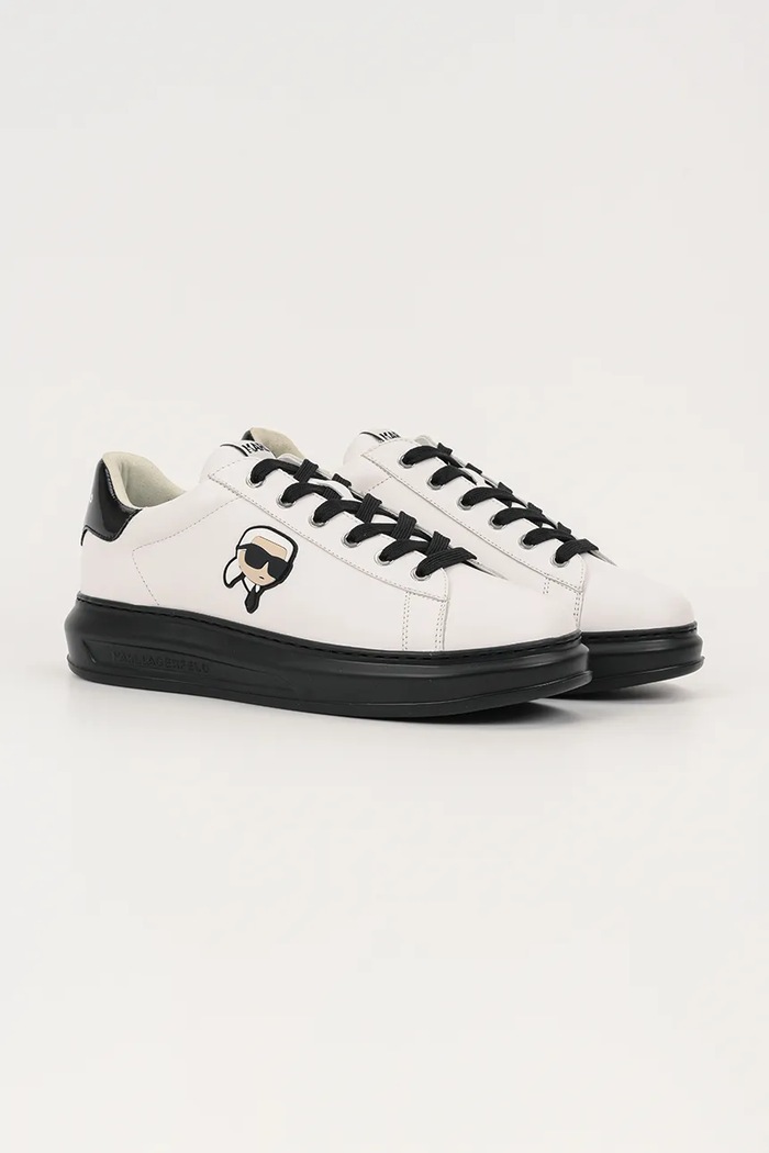 Karl Lagerfeld Kožené tenisky Karl Lagerfeld KAPRI MENS KL52530N.010 bílá AW25