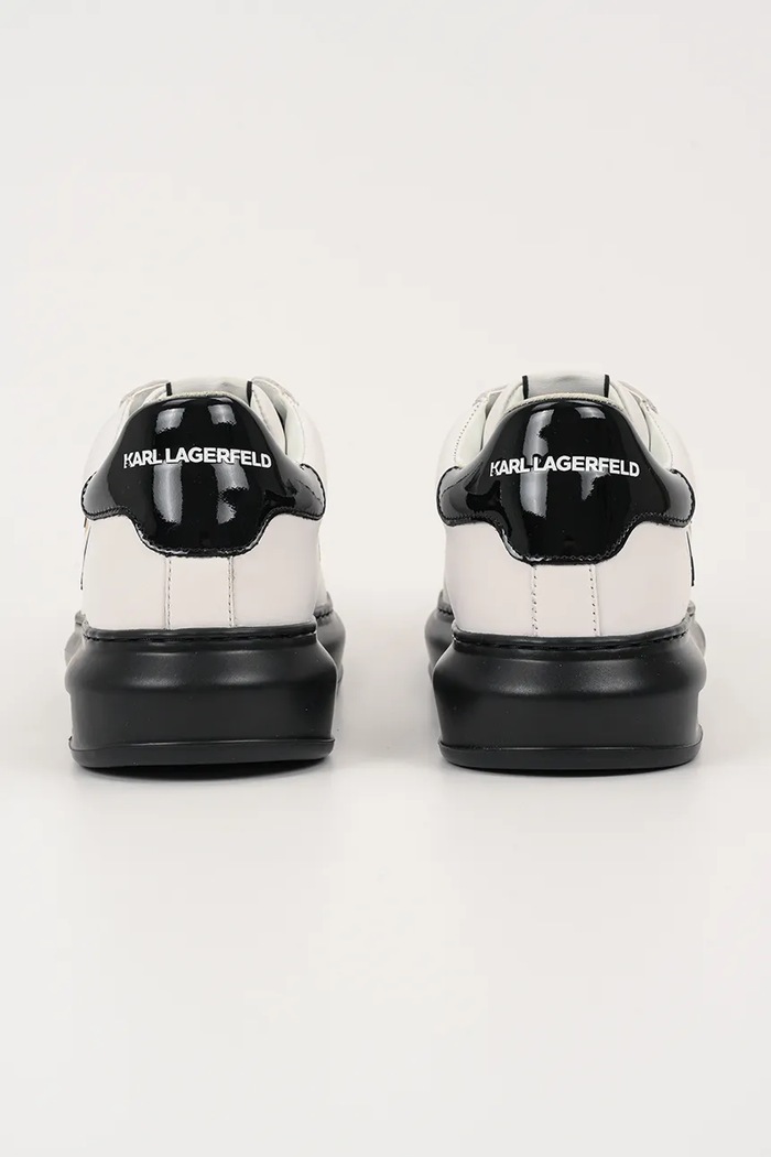 Boty Karl Lagerfeld Kožené tenisky Karl Lagerfeld KAPRI MENS KL52530N.010 bílá
