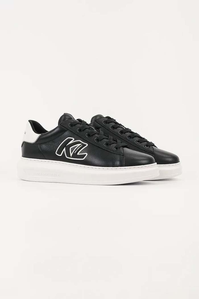 Karl Lagerfeld sneakersy skórzane KAPRI MENS KL52535A.000 czarny AW25