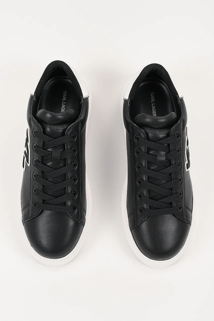Karl Lagerfeld sneakersy skórzane KAPRI MENS czarny KL52535A.000