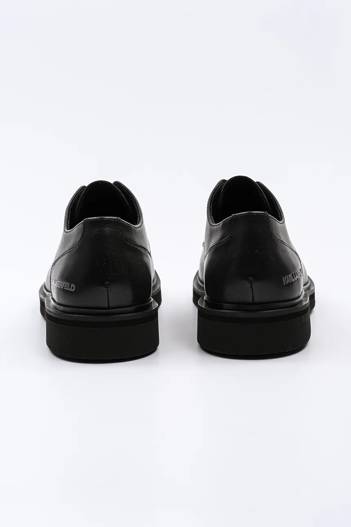 Boty Kožené polobotky Karl Lagerfeld KINGSTON KL12225.000 černá