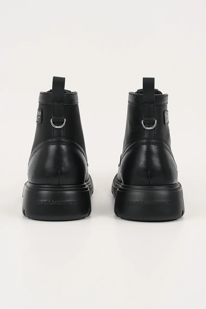 Обувки Кожени обувки Karl Lagerfeld MASON 6 KL13035.000 черен