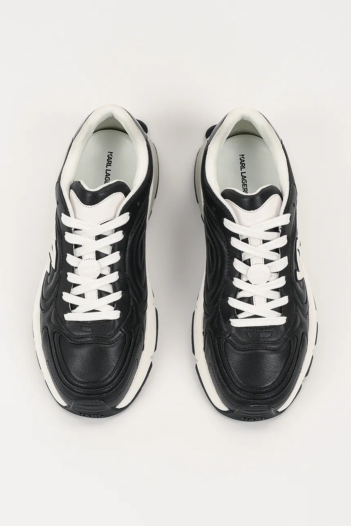 Кожени маратонки Karl Lagerfeld ORION черен KL55524.000