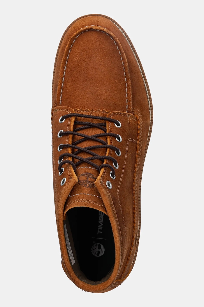 Σουέτ παπούτσια Timberland Britton Mills Mid καφέ TB0A6CEPEIZ1