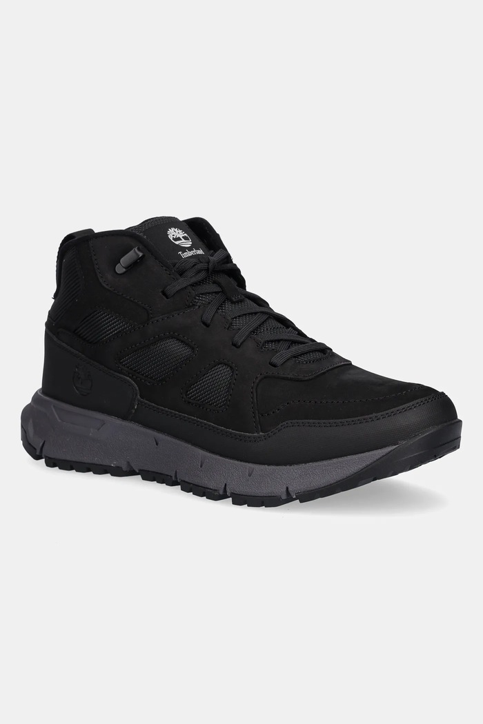 Timberland scarponi da trekking Voyager Valley Mid Lace Up tessile nero TB0A6F5JW051