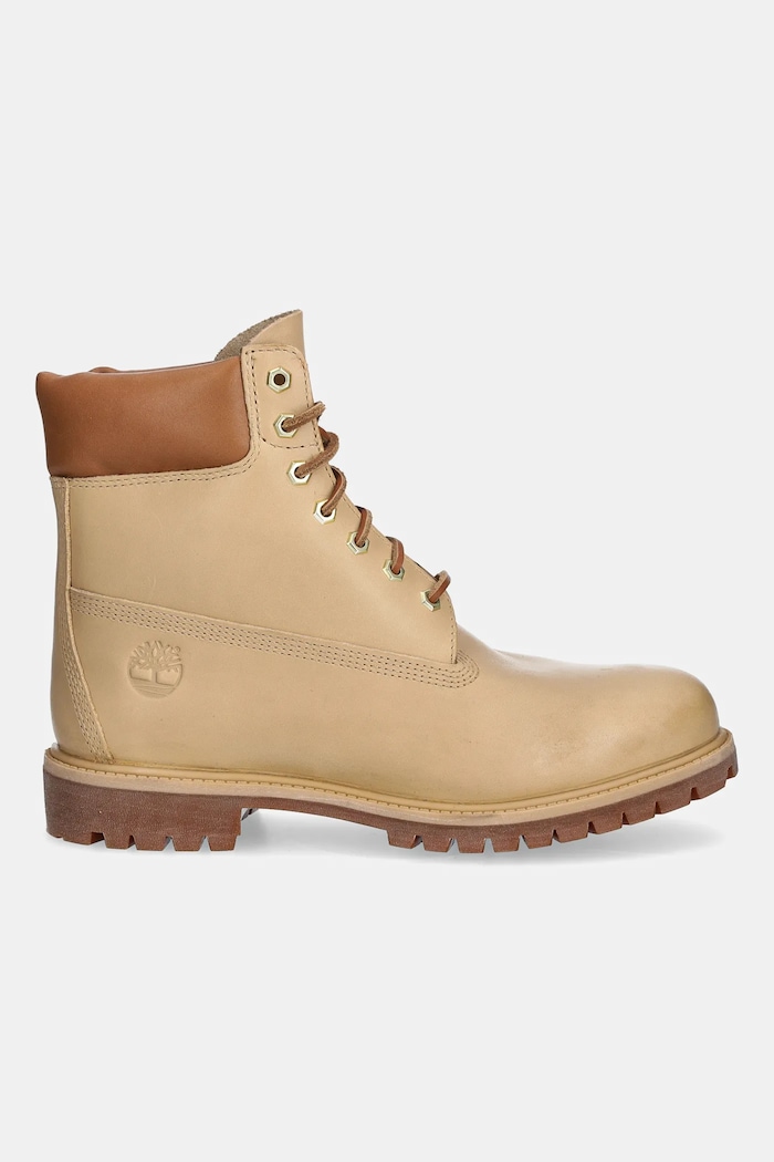 Kožené trapery Timberland Premium 6 In Lace Waterproof TB0A2P6WEN21 béžová AW25