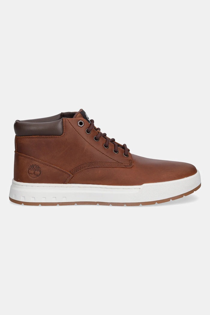 Timberland Trapery skórzane Maple Grove TB0A297Q3581 brązowy AW25