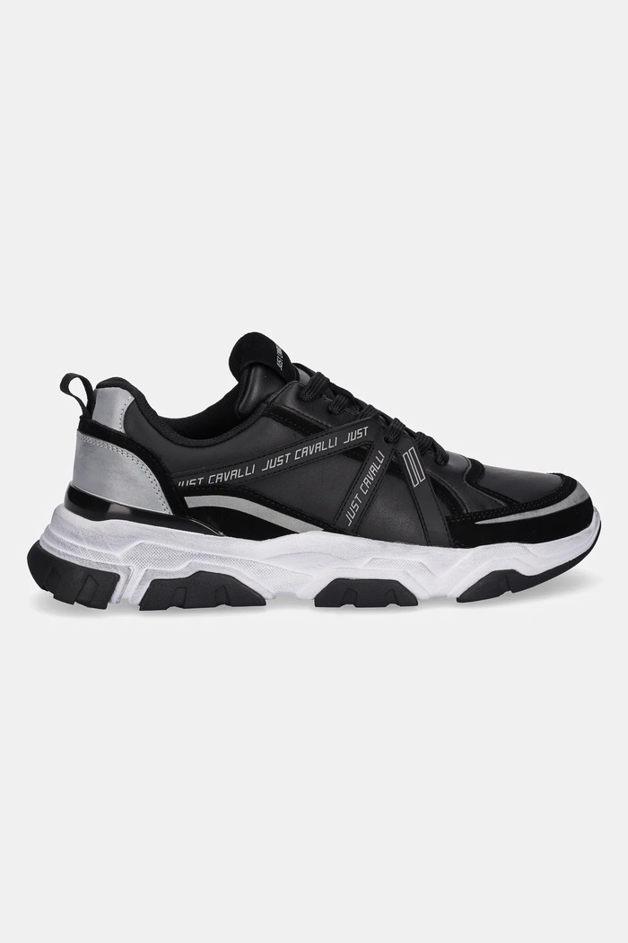 Just Cavalli sneakersy 79QA3SH5ZPB66899 czarny AW25