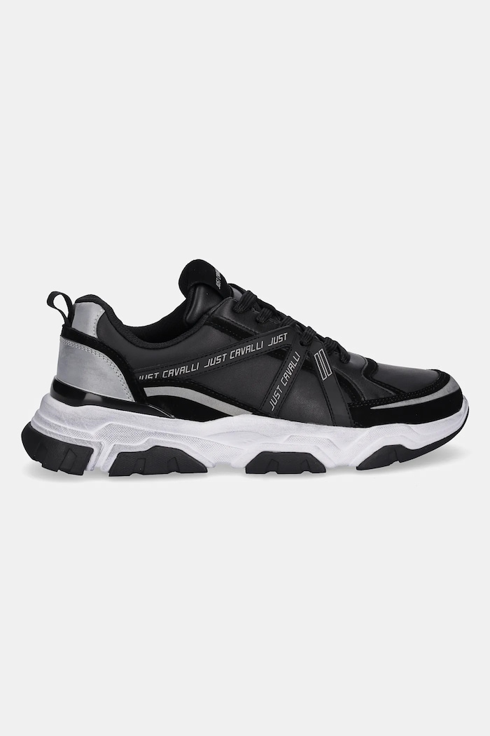 Just Cavalli sneakersy 79QA3SH5ZPB66899 czarny AW25