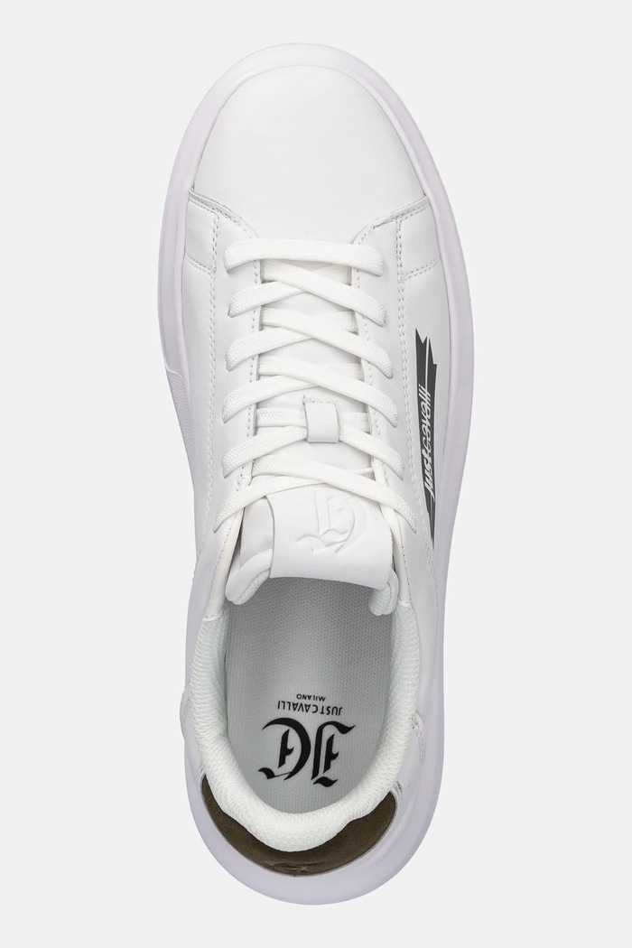 Just Cavalli sneakers din piele alb 79QA3SBFZPB63003