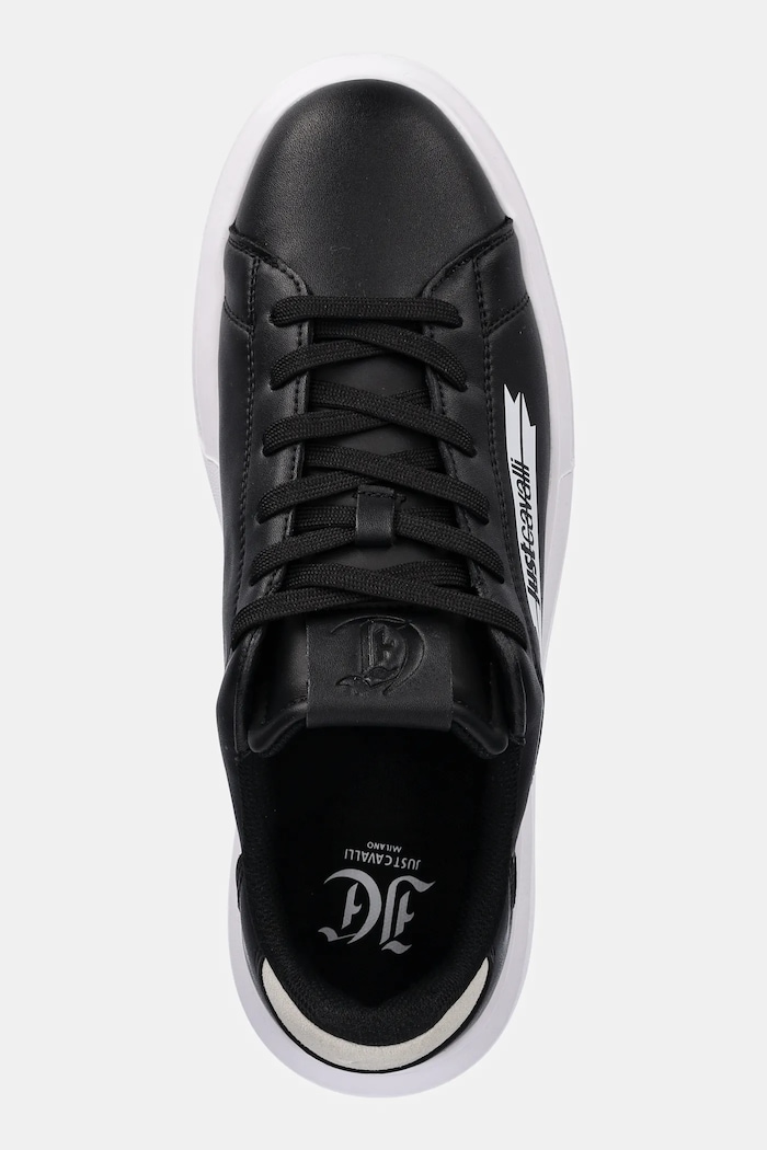 Just Cavalli sneakers din piele negru 79QA3SBFZPB63899
