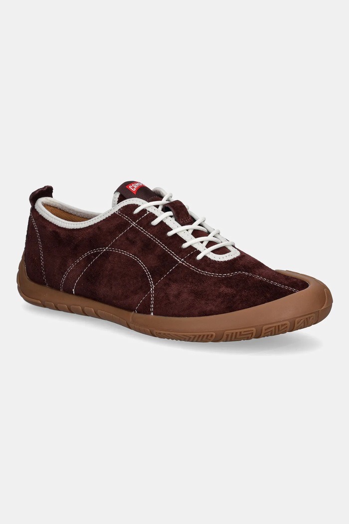 Σουέτ sneakers Camper Peu Path Planet friendly μπορντό K101053.003