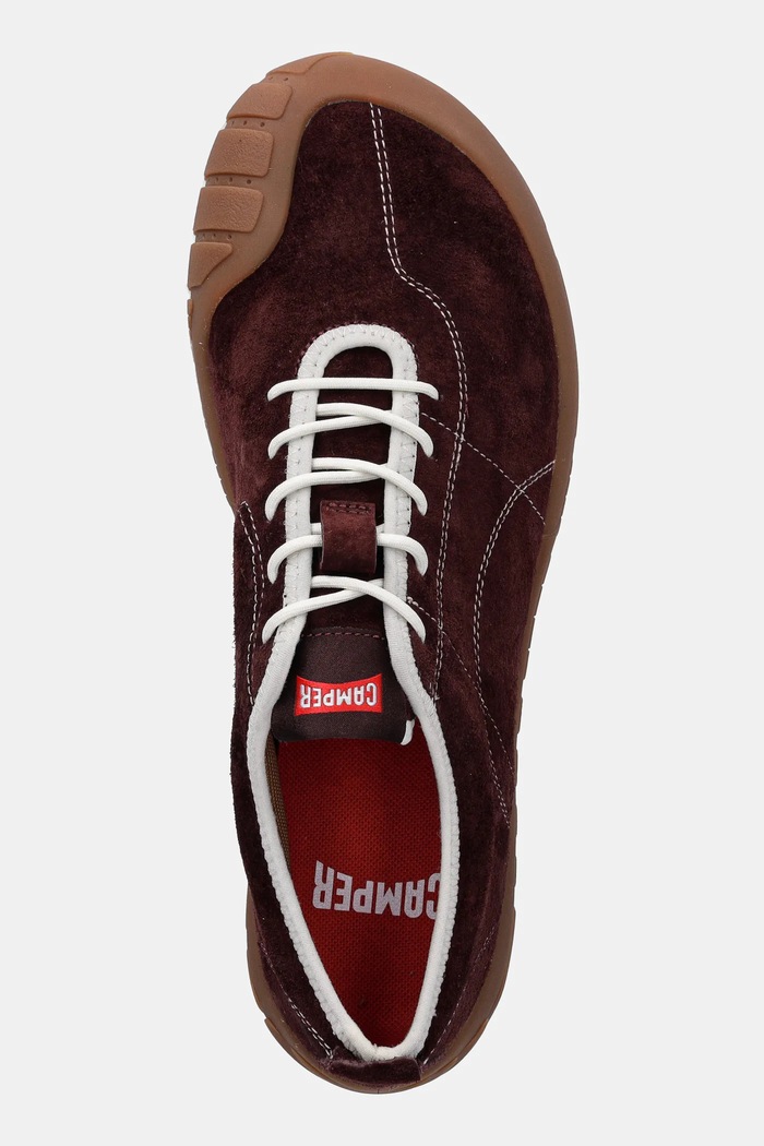 Σουέτ sneakers Camper Peu Path μπορντό K101053.003