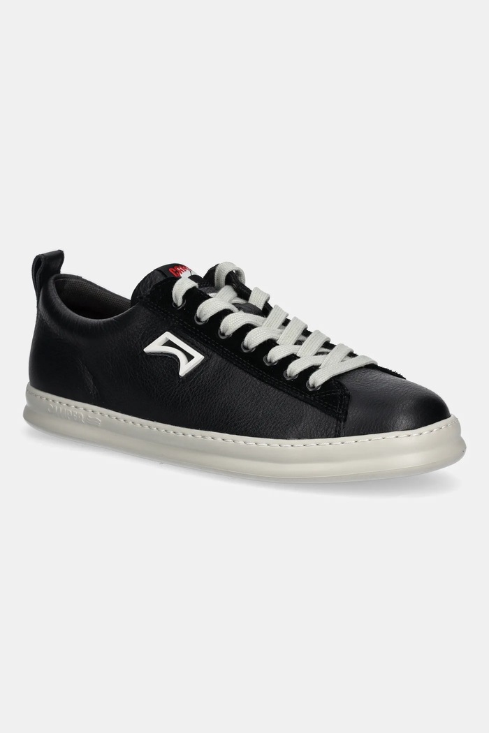 Δερμάτινα sneakers Camper Runner Four δέρμα σαμουά μαύρο K101052.002