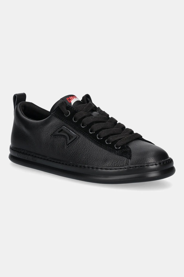 Camper sneakersy skórzane Runner Four skóra zamszowa czarny K101052.004