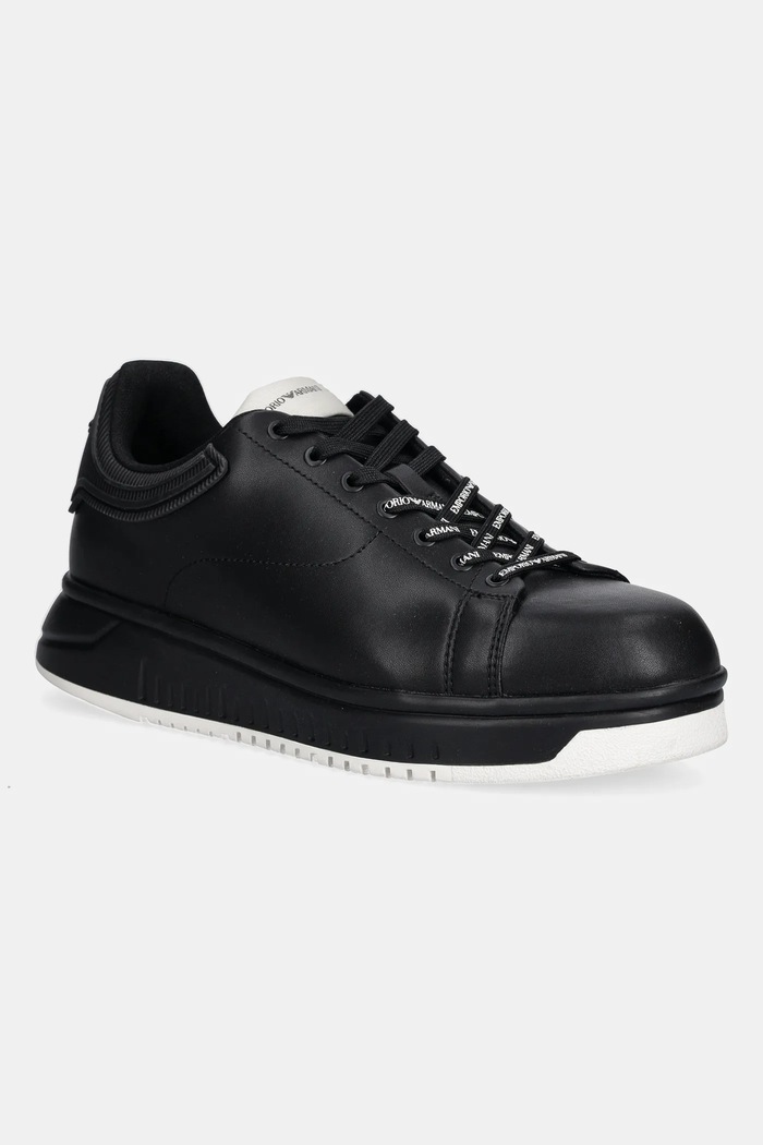 Tenisky Emporio Armani nízky čierna EM003663.AF18212.MC105