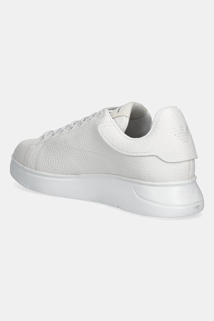 Boty Kožené tenisky Emporio Armani EM003663.AF19999.U0001 bílá