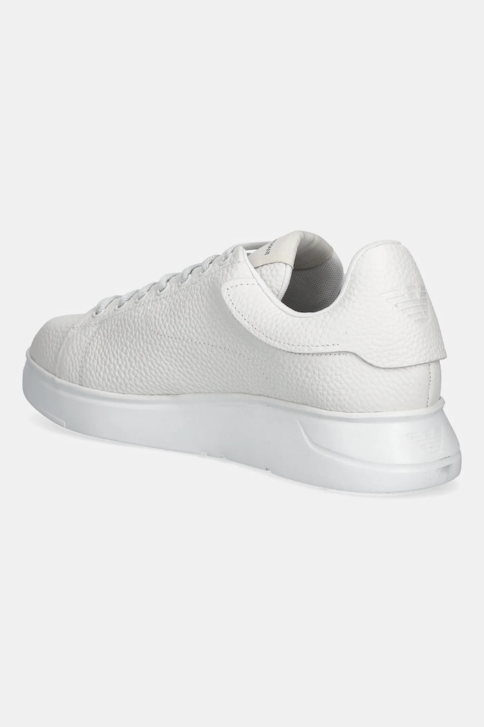 Boty Kožené tenisky Emporio Armani EM003663.AF19999.U0001 bílá