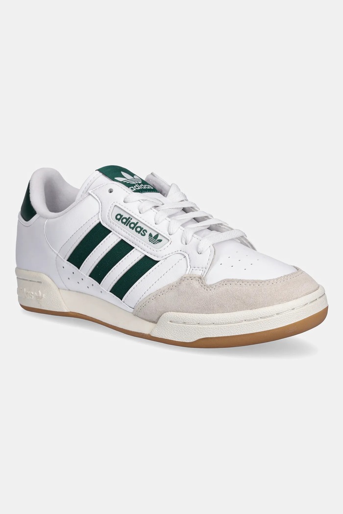 adidas Originals sneakersy skórzane Continental 80 Stripes niska biały JQ6425