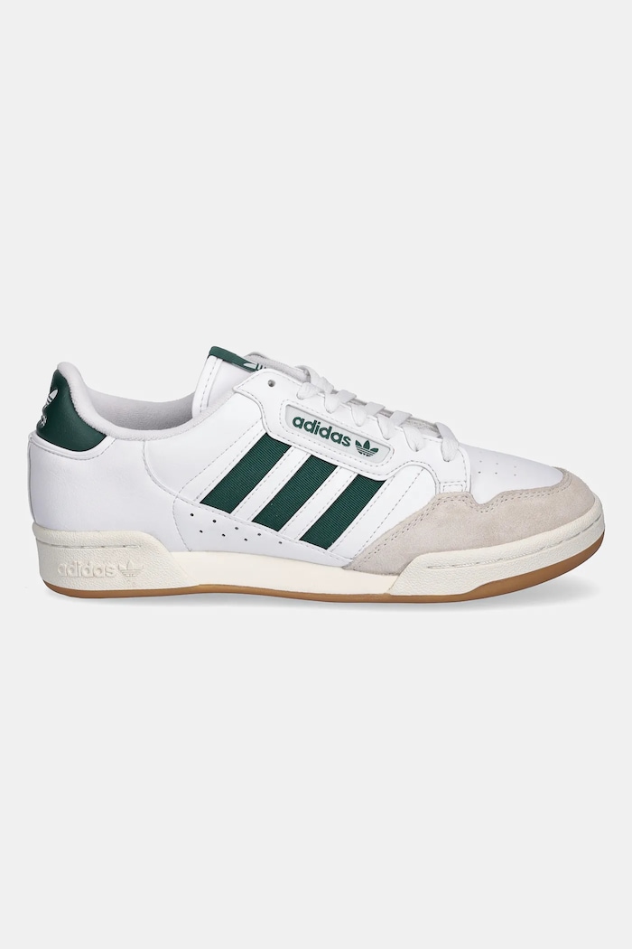 adidas Originals sneakersy skórzane Continental 80 Stripes JQ6425 biały AW25
