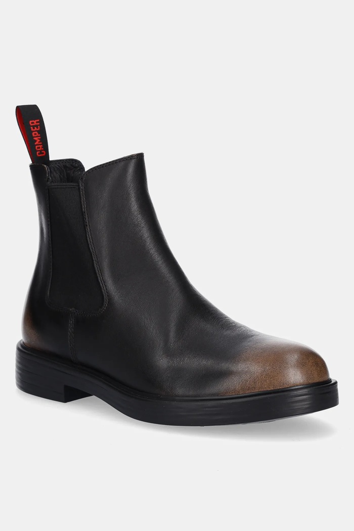 Kožne gležnjače Camper Dean casual crna K300492.005
