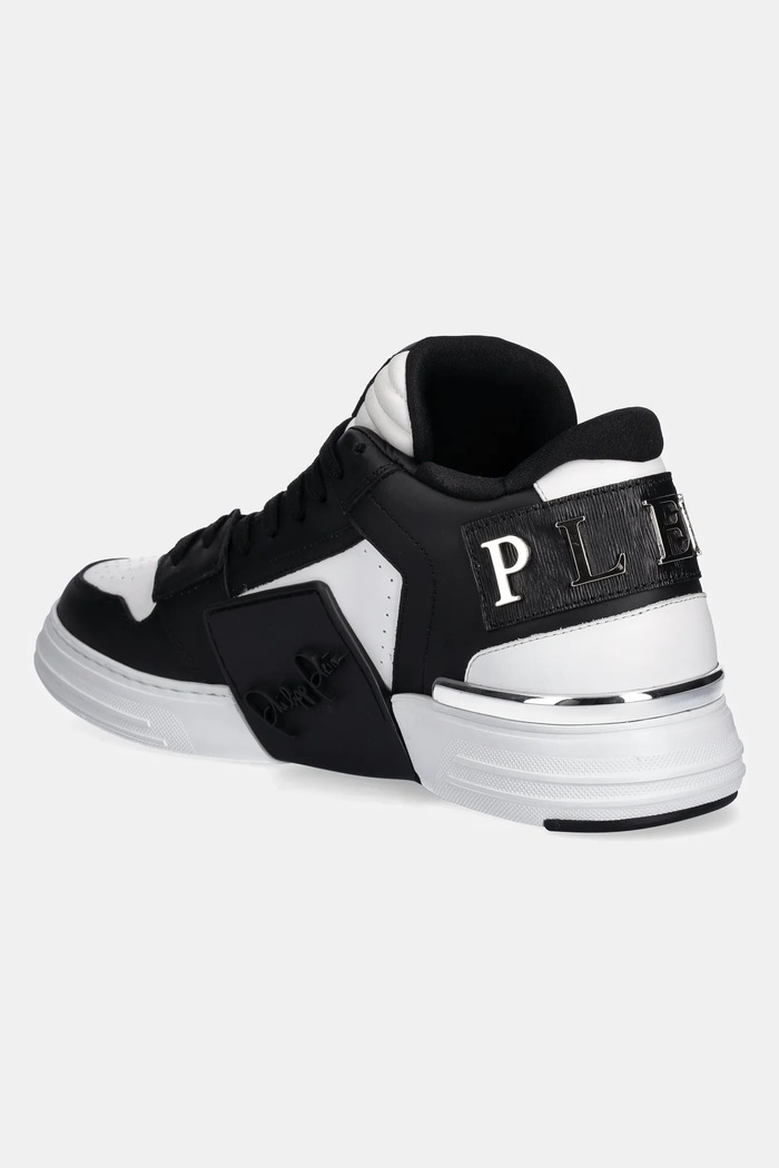 Obuwie Philipp Plein sneakersy skórzane Lo-Top USC0824.PLE075N.0102 czarny
