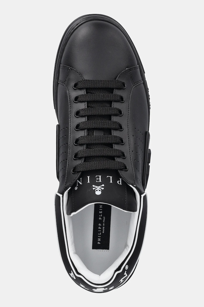 Δερμάτινα sneakers Philipp Plein Phantom Kicks μαύρο USC0775.PLE005N.0202