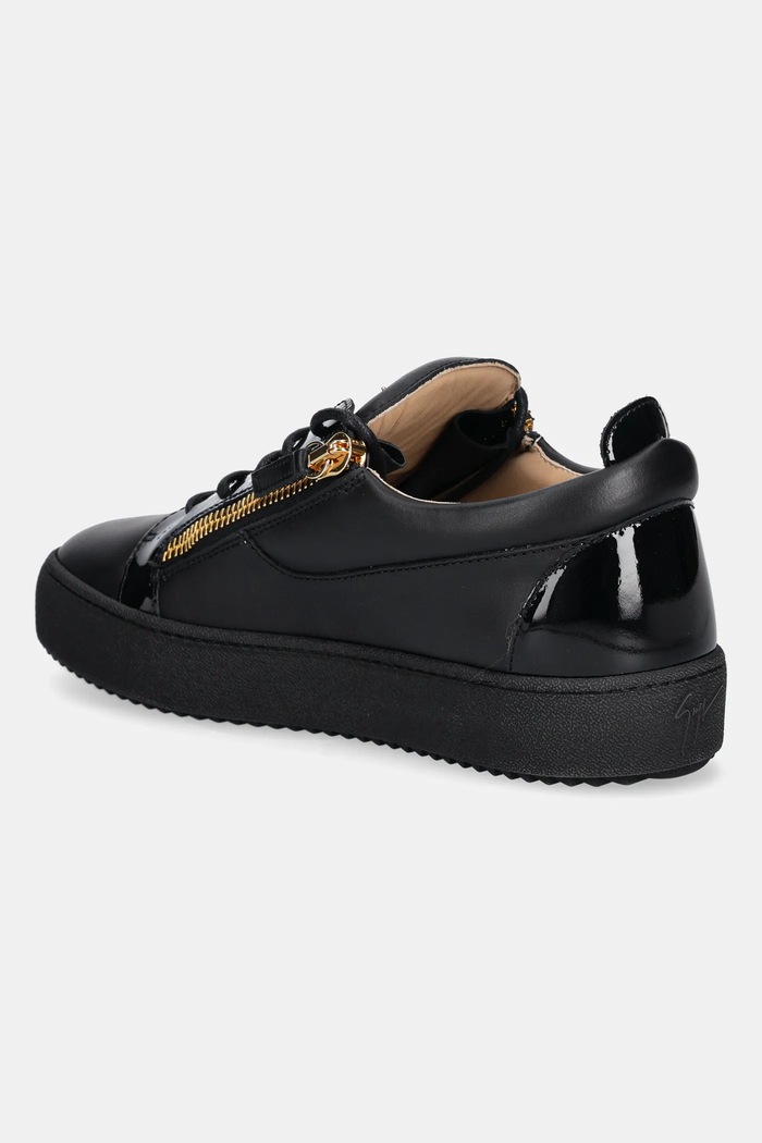 Obuwie Giuseppe Zanotti sneakersy skórzane Maylondon RU50000.003 czarny