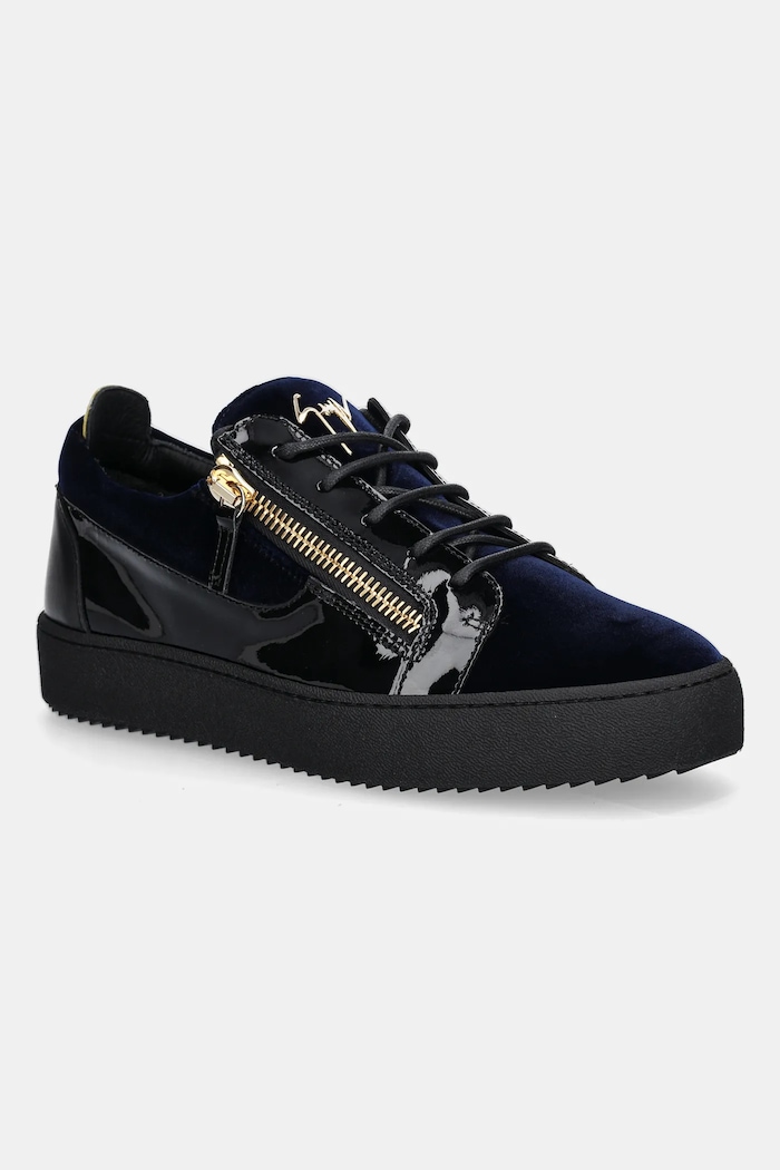 Giuseppe Zanotti sneakers Maylondon pelle fiore nero RU50002.001