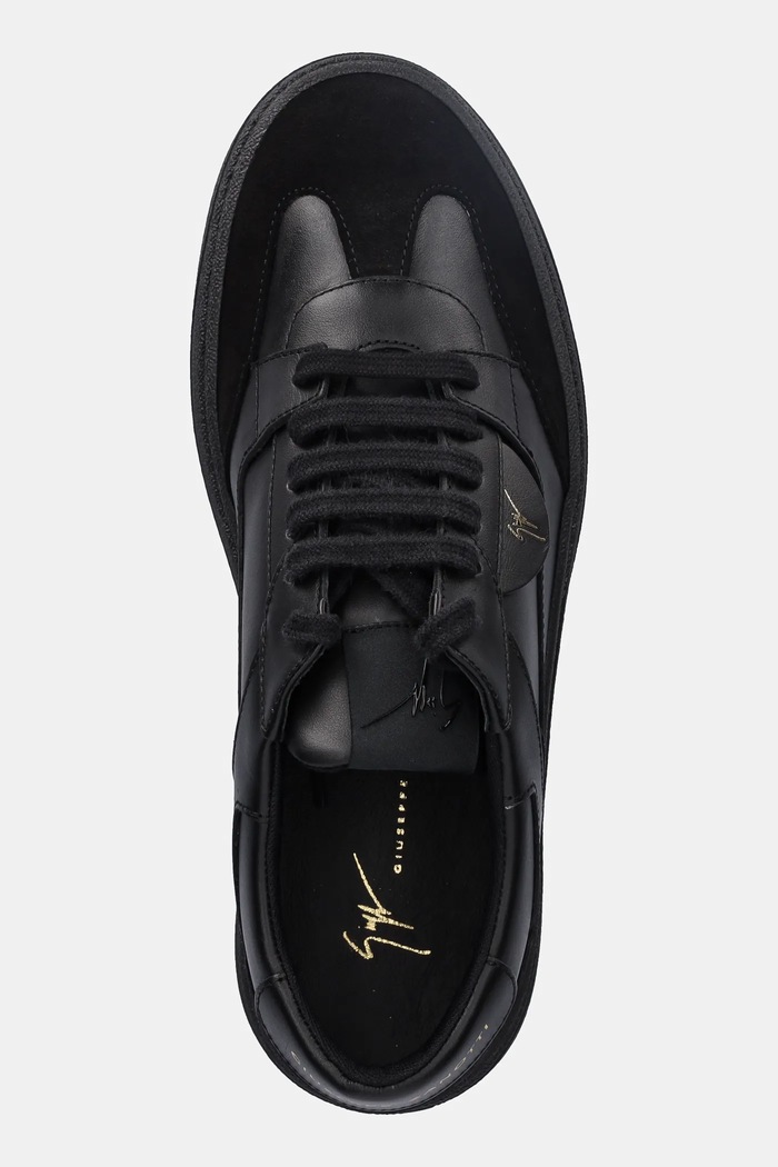 Giuseppe Zanotti sneakersy skórzane GZ/94 czarny RU50013.001