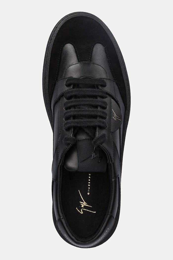 Giuseppe Zanotti sneakersy skórzane GZ/94 czarny RU50013.001