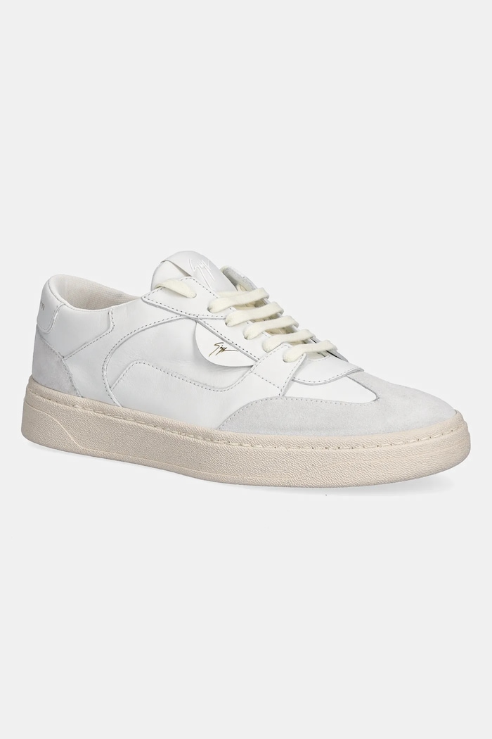 Kožené tenisky Giuseppe Zanotti GZ/94 usňová koža biela RU50013.002