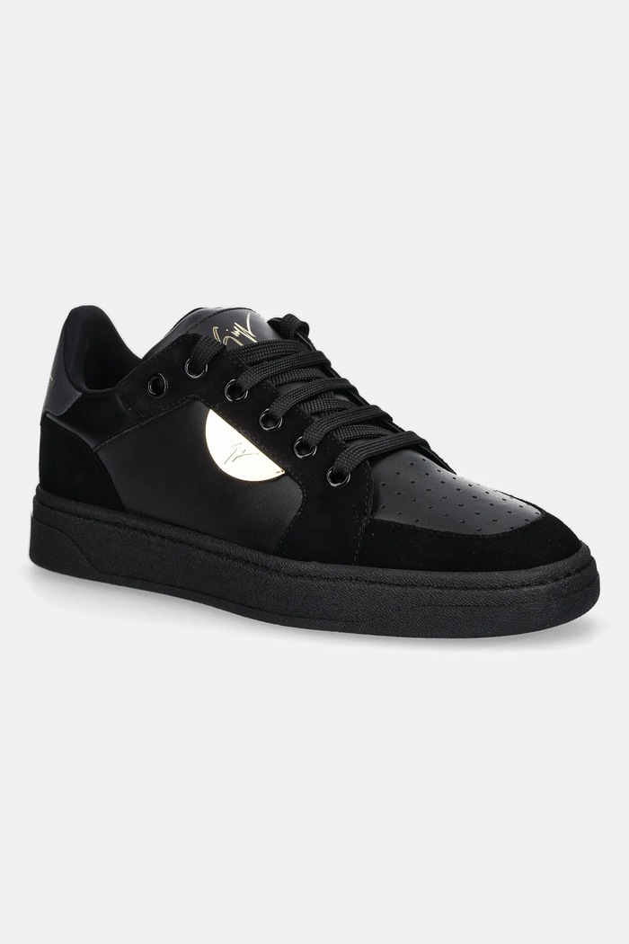 Giuseppe Zanotti sneakersy skórzane GZ/94 skóra zamszowa czarny RU50044.001