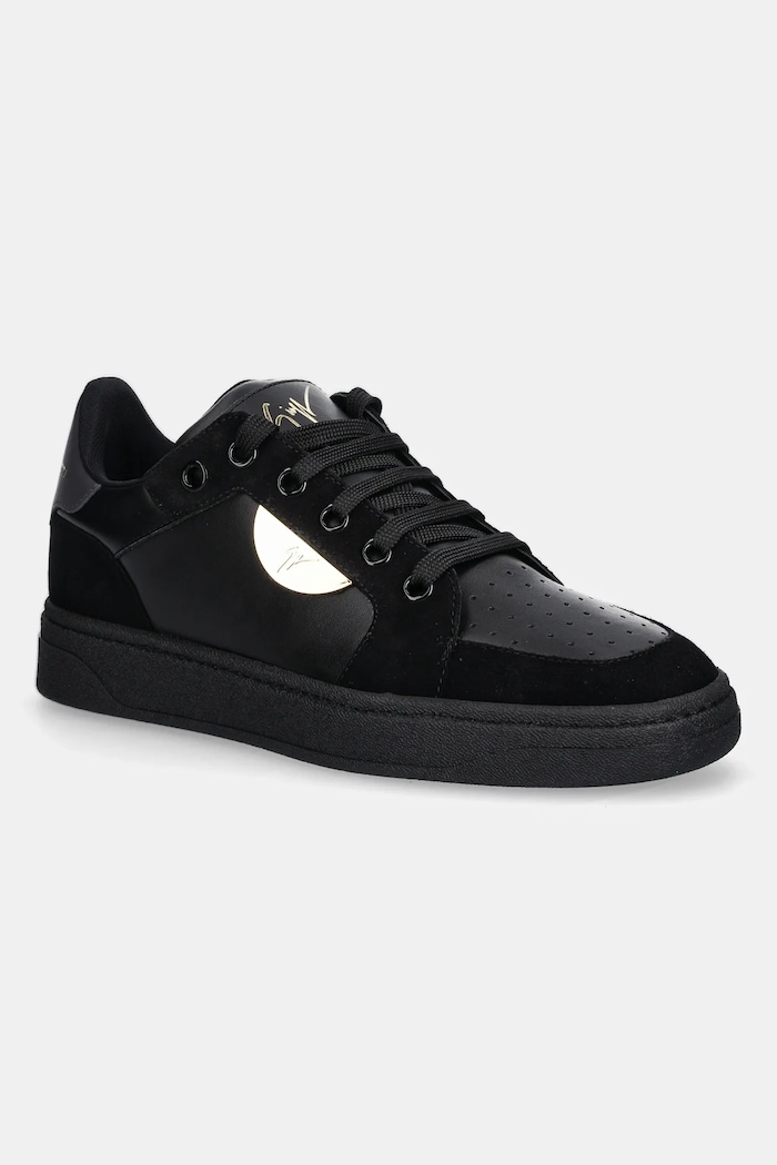 Giuseppe Zanotti sneakersy skórzane GZ/94 skóra zamszowa czarny RU50044.001