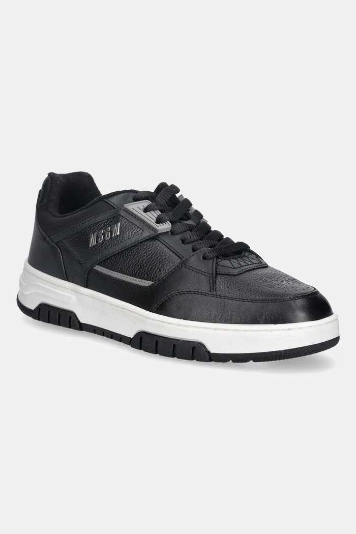 Tenisky MSGM usňová koža čierna 3940MS604.886.99