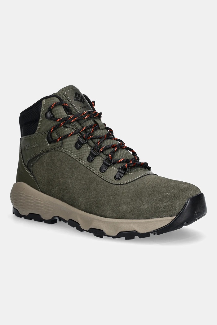 Columbia buty zamszowe NEWTON WANDER nieocieplane zielony 2109441