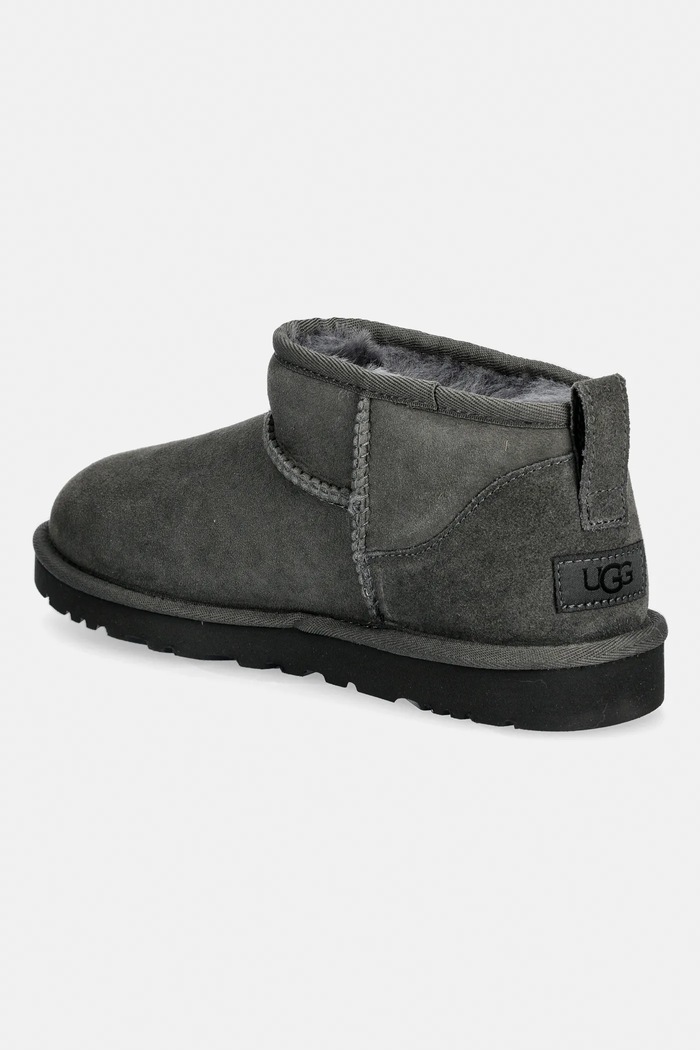 Обувь Замшевые сапоги UGG Classic Ultra Mini 1137391.MLF серый