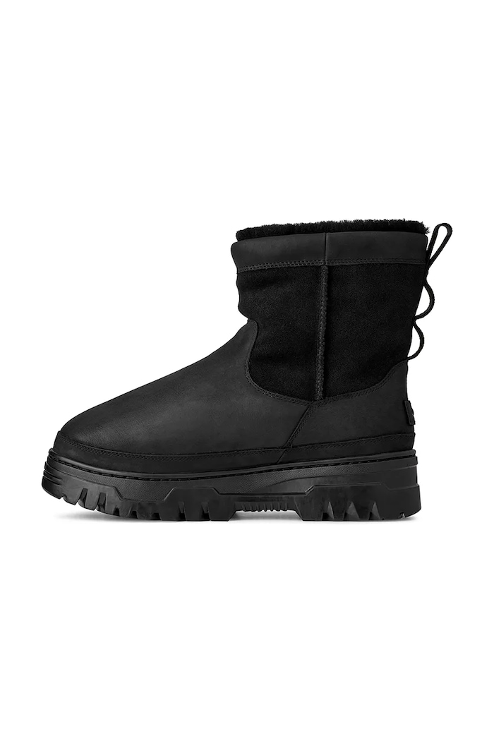 Cizme de zăpadă din piele întoarsă Heritage Pull-On Trailgazer UGG 1158213.BLK negru