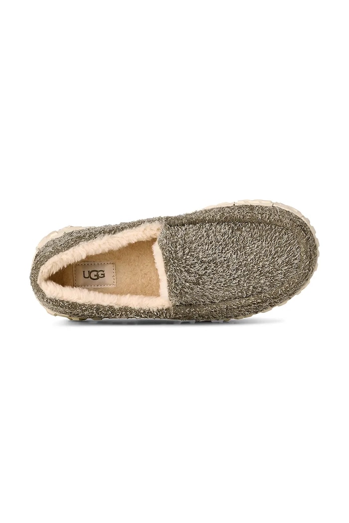 Semišové mokasíny UGG Ascot Wrap Tech 1167670.MBF zelená