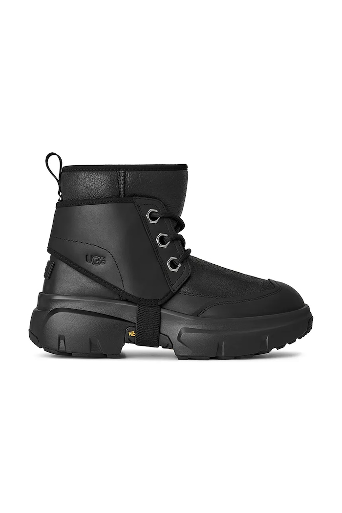 Kožená obuv UGG Jld Boot usňová koža čierna 1171351.BLK