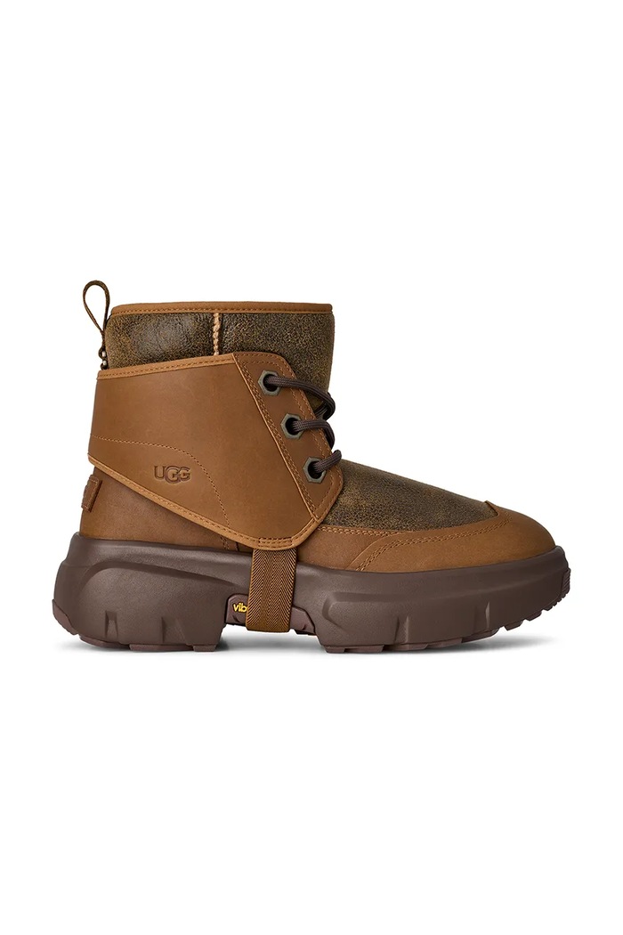 Kožená obuv UGG Jld Boot usňová koža hnedá 1171351.CHE