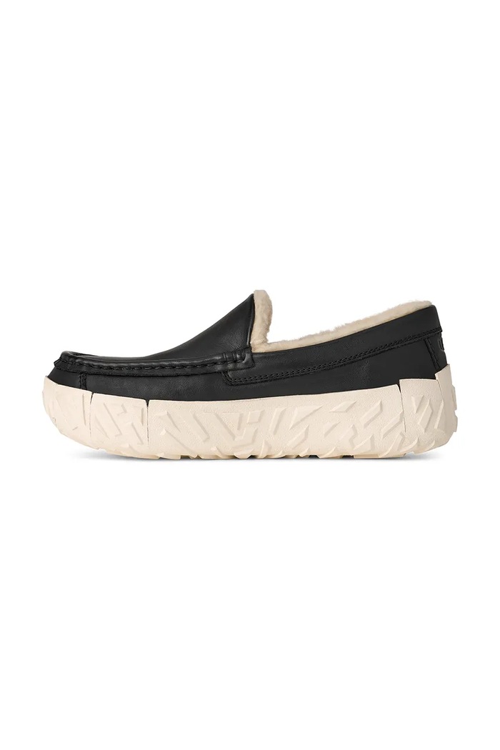 UGG bőr mokaszin Ascot Wrap Tech Noir fekete 1171791.BKJ