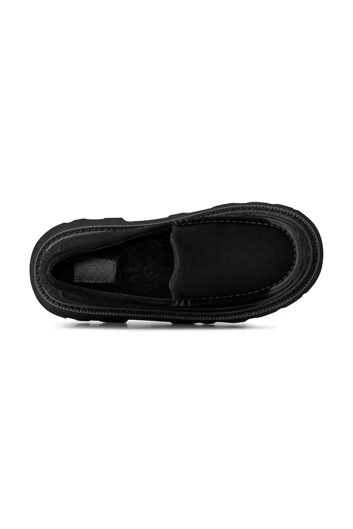 Μοκασίνια σουέτ UGG Ascot Lug 1172691.BLK μαύρο