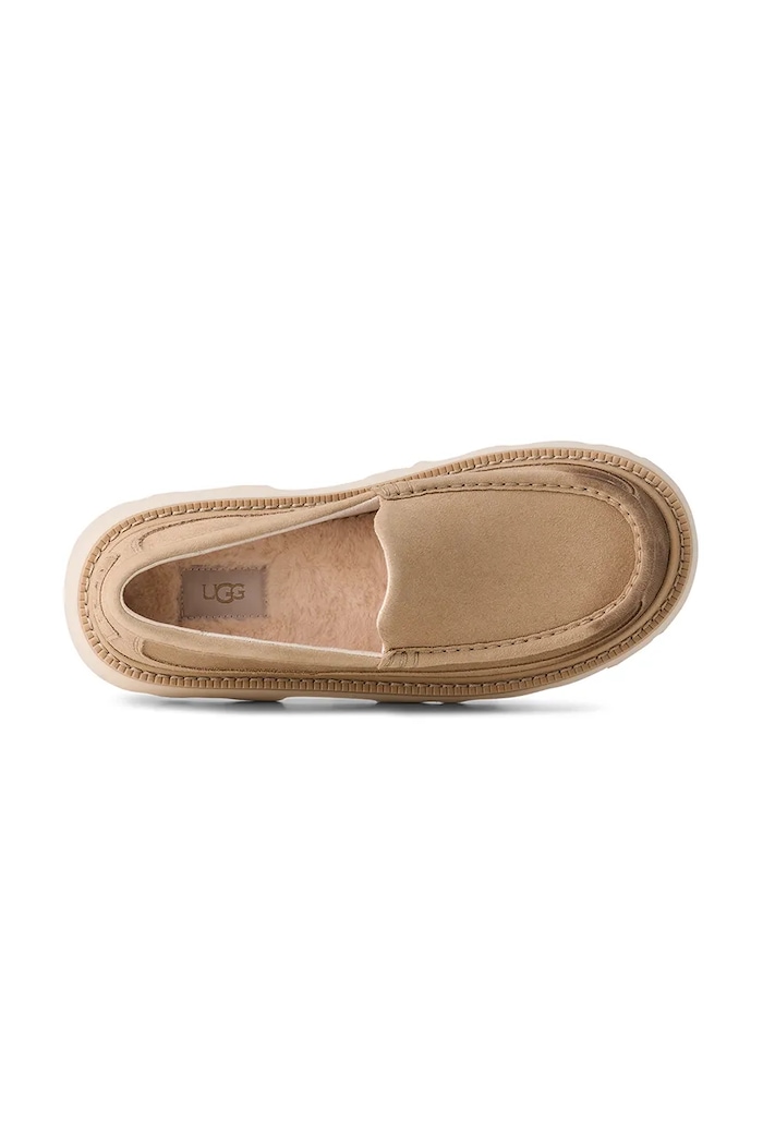 Semišové mokasíny UGG Ascot Lug 1172691.MDSD béžová