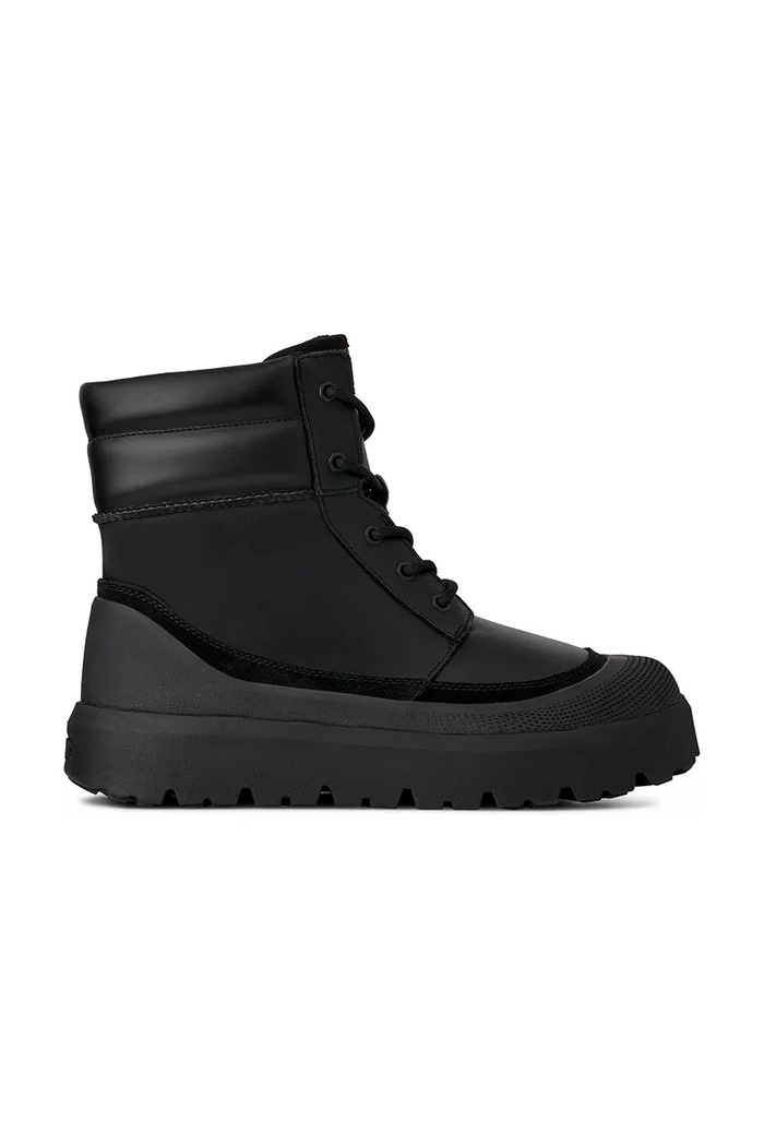 Členkové topánky UGG Neumel High Weather Hybrid usňová koža čierna 1174250.BBLC