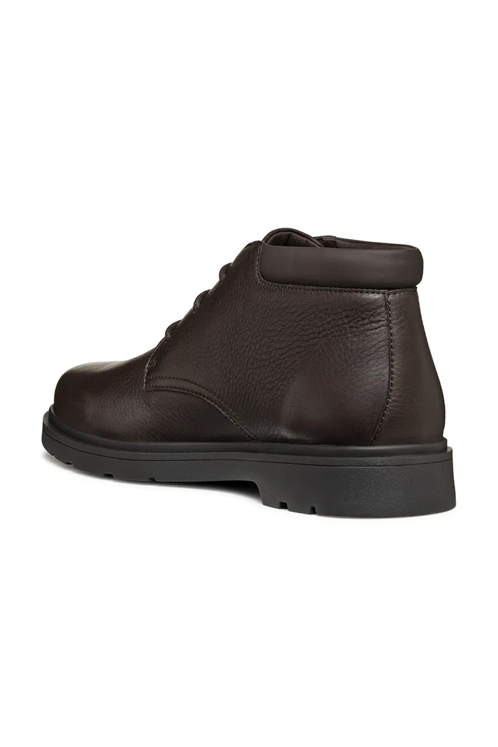 Vysoké kožené boty Geox U SPHERICA EC1 hnědá U36D1B.00046.C6010