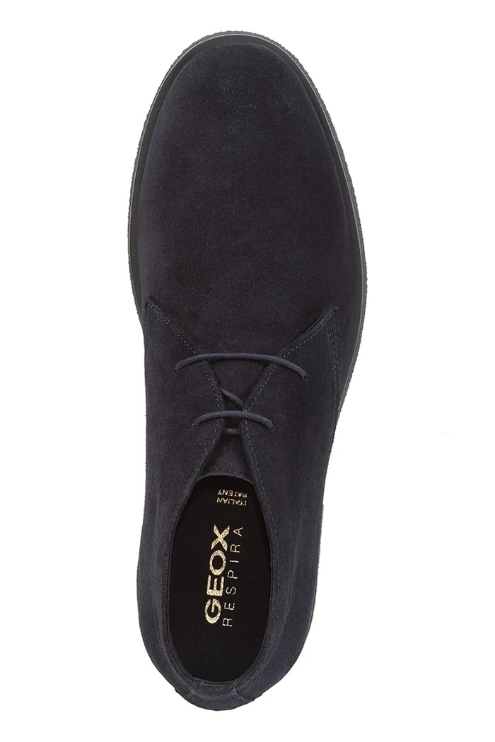 Geox velúr bokacsizma UOMO CLAUDIO U0458A.00022.C4002 sötétkék