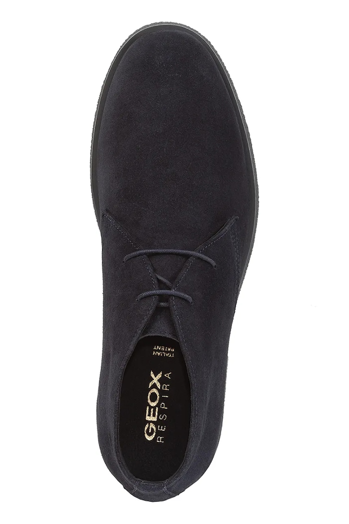 Geox velúr bokacsizma UOMO CLAUDIO U0458A.00022.C4002 sötétkék