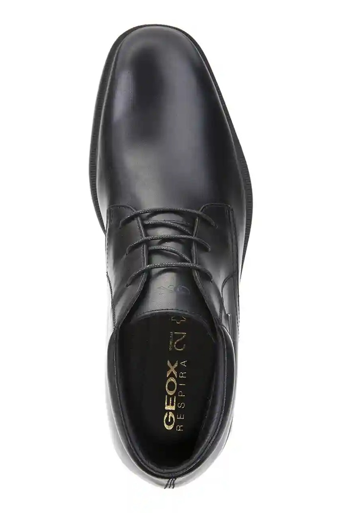 Kožená obuv Geox U BRAYDEN 2FIT ABX U54N1D.00043.C9999 čierna